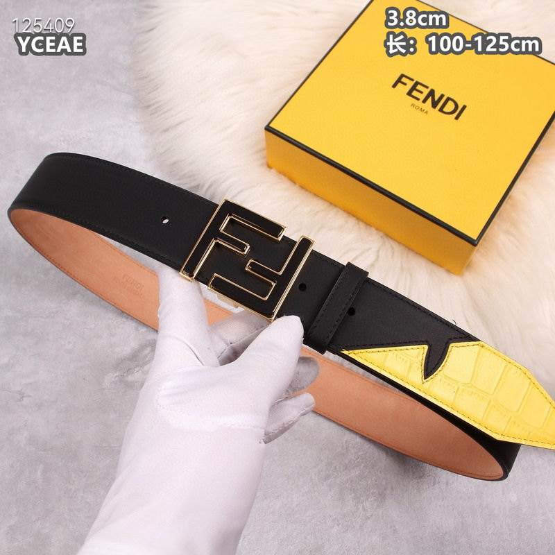 Fendi belt 38mmX100-125cm  8L22